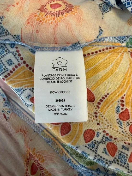 🩷Luxurious Farm Rio Camilla Wrap Dress for Anthropologie❤️100% Viscose - Picture 11 of 16